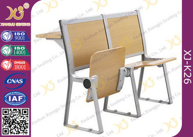 중국 강당 좌석에 의하여 붙어 있는 학교 책상 및 의자 나무로 되는 접히는 가구 협력 업체
