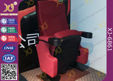 중국 자동적인 반환 PP는 접히는 Cupholder로 고쳐진 영화관 의자 지면을 역행시킵니다 협력 업체