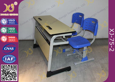 중국 국민 학교를 위해 놓이는 두 배 좌석 2 Seaters 학생 책상과 의자 협력 업체