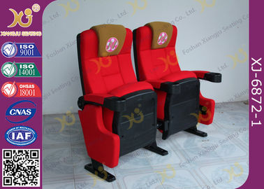 중국 기능 강당을 위한 접히는 극장 의자 이동할 수 있는 다리 영화 착석을 도로 밀치십시오 협력 업체