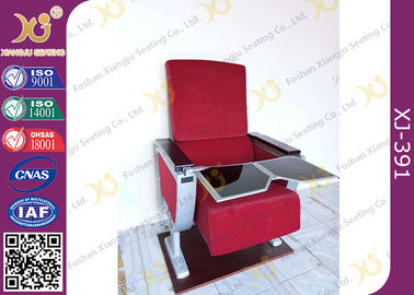 중국 알루미늄 기본적인 Soild 목제 팔걸이 두 배 책상 강당 착석 의자 협력 업체