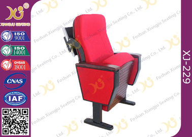 중국 호화스러운 접의자를 가진 나무로 되는 구조 폴리우레탄 거품 강당 의자 협력 업체