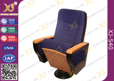 중국 단 하나 다리에 AC 출구를 가진 팔걸이 강당 착석 의자에 있는 쓰기 정제 협력 업체