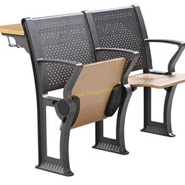 중국 대학 강당 방연제 의자는 팔걸이/철 다리를 가진 착석을 공부합니다 협력 업체
