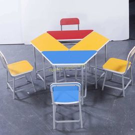 중국 다채로운 아이 아이들 학문 책상 및 의자 조합 테이블 협력 업체
