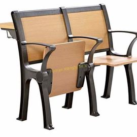 중국 나무로 되는 대학 또는 대학 철은 조정 책상을 가진 의자를 접습니다 협력 업체