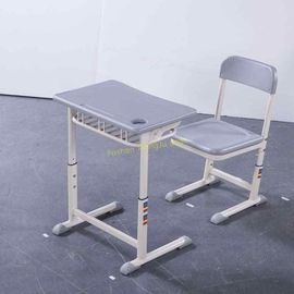 중국 알루미늄 구조 조정가능한 표준 중학교 학생 책상과 의자 고도 협력 업체