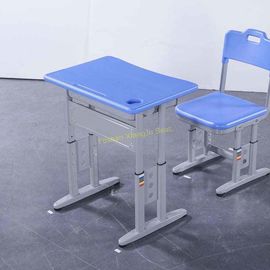 중국 조정가능한 고도로 놓이는 단단한 나무 학교 학생 학문 테이블과 의자 협력 업체