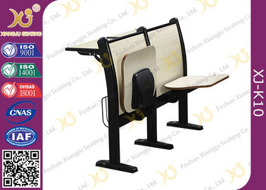 중국 18MM 합성 강한 금속 구조를 가진 널에 의하여 접히는 좌석 학교 책상 그리고 의자 협력 업체