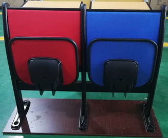 중국 금속 구조 Foldable 철 백지장을 가진 연약한 거품 학교 책상 그리고 의자 협력 업체