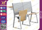 강의 방을 위한 독서 패드를 가진 금속과 합판 구조 학교 의자 협력 업체
