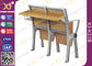 알루미늄 구조로 놓이는 나무로 되는 대학생 책상 및 의자 협력 업체