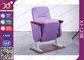 직물 덮개/강당 착석을 가진 교회 홀 자주색 접히는 의자 협력 업체