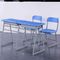 HDPE PVC 탁상 세 배 각 다리로 놓이는 두 배 학생 테이블 및 의자 협력 업체