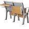 합판 금속 대학부 교실 가구/Foldable 학교 책상 및 의자 세트 협력 업체
