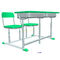 Fixed Dual Double Seat School Student Study Desk with Chairs 협력 업체