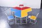 다채로운 6개의 합동 학생 책상과 의자 훈련 방을 위한 고정되는 PVC 가장자리 협력 업체