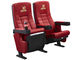 움직일 수 있는 Amrest를 가진 빨간 직물 XJ-6819 조정 다리 영화 영화관 의자 협력 업체