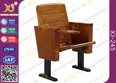 중국 금속 다리 회의 홀 호리호리한 의자는을 가진 서 있는 발 나무 좌석을 강화합니다 협력 업체