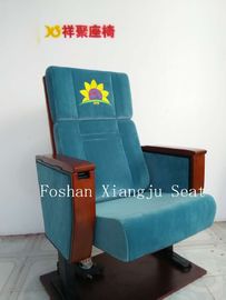 중국 철 다리 교회 장관 의자 580mm를 위한 나무로 되는 팔걸이 강당 의자 협력 업체