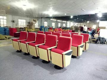중국 목제 패널 교회 강당은 아BS 백지장 강당 의자 580mm 차원을 착석시킵니다 협력 업체