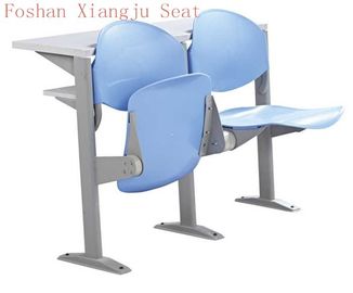 중국 지면 - 독서 책상을 가진 교실 가구를 위한 거치된 냉각 압연된 강철 다리 플라스틱 의자 협력 업체