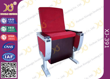 중국 표준 사이즈 이중 접히는 식탁을 가진 알루미늄 합금 다리 영화관 극장 강당 의자 협력 업체