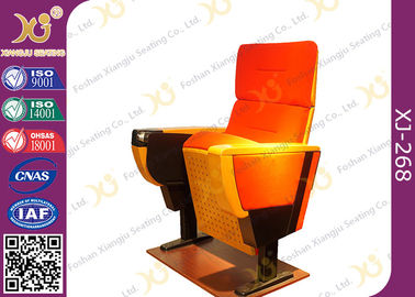 중국 기능적인 쓰기 정제를 가진 Herman 작풍 600mm 폭 강당 착석 의자 협력 업체