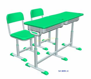 중국 녹색 2인승 학교 책상 및 의자/아이들의 교실 가구 협력 업체