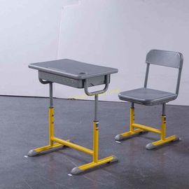 중국 OEM 학생 학문 테이블과 의자 세트, 드는 1.5mm 철 알루미늄 구조 현대 교실 의자 협력 업체