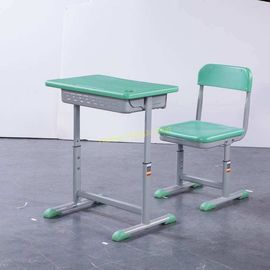 중국 Mint Green HDPE Iron Aluminum School Student Study Desk and Chair 협력 업체