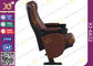 강철 다리 지면 - 음료 홀더를 가진 거치된 가죽 극장 착석 의자 협력 업체