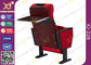 지면 - 목제 팔걸이 합판 포탄을 가진 거치된 다리 상업적인 극장 착석 의자 협력 업체