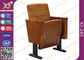 금속 다리 회의 홀 호리호리한 의자는을 가진 서 있는 발 나무 좌석을 강화합니다 협력 업체