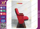 PP는 경청자 의자, 조정 다리 빨간색에 있는 철회 가능한 강당 극장 착석을 위해 벗깁니다 협력 업체