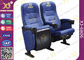VIP 영화관 착석, 플라스틱 극장 좌석을 접히는 파란 직물 협력 업체