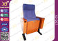 Foldable PU 거품 좌석을 가진 목제 상자 팔걸이 의사당 의자 협력 업체