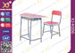 훈련 방 분말을 위해 놓이는 입히는 금속 구조 MDF 학생 책상과 의자 협력 업체