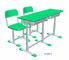 녹색 2인승 학교 책상 및 의자/아이들의 교실 가구 협력 업체