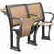 학교 강당을 위해 놓이는 Foldable 철 금속 합판 나무로 되는 책상 및 의자 협력 업체