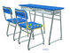 금속 중학교 교실을 위해 놓이는 물자 두 배 학생 책상 및 의자 협력 업체